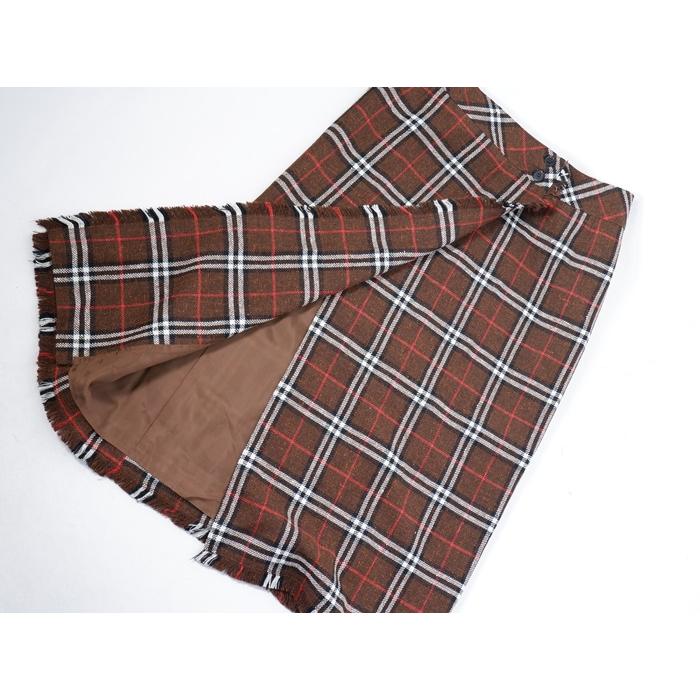 BURBERRY LONDONバーバリーロンドン シルクリネン混ツイード調