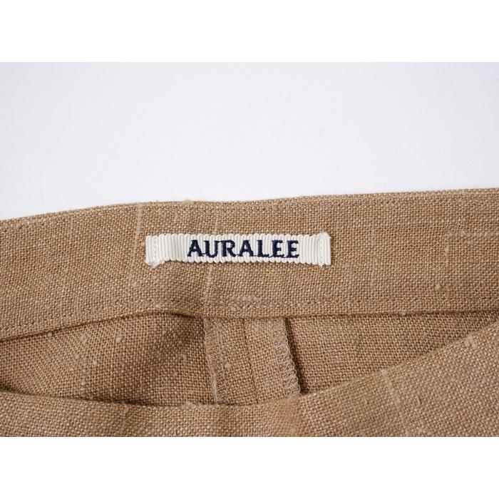 AURALEEオーラリー LINEN SILK SUMMER TWEED LONG SKIRT[LSKA71603  