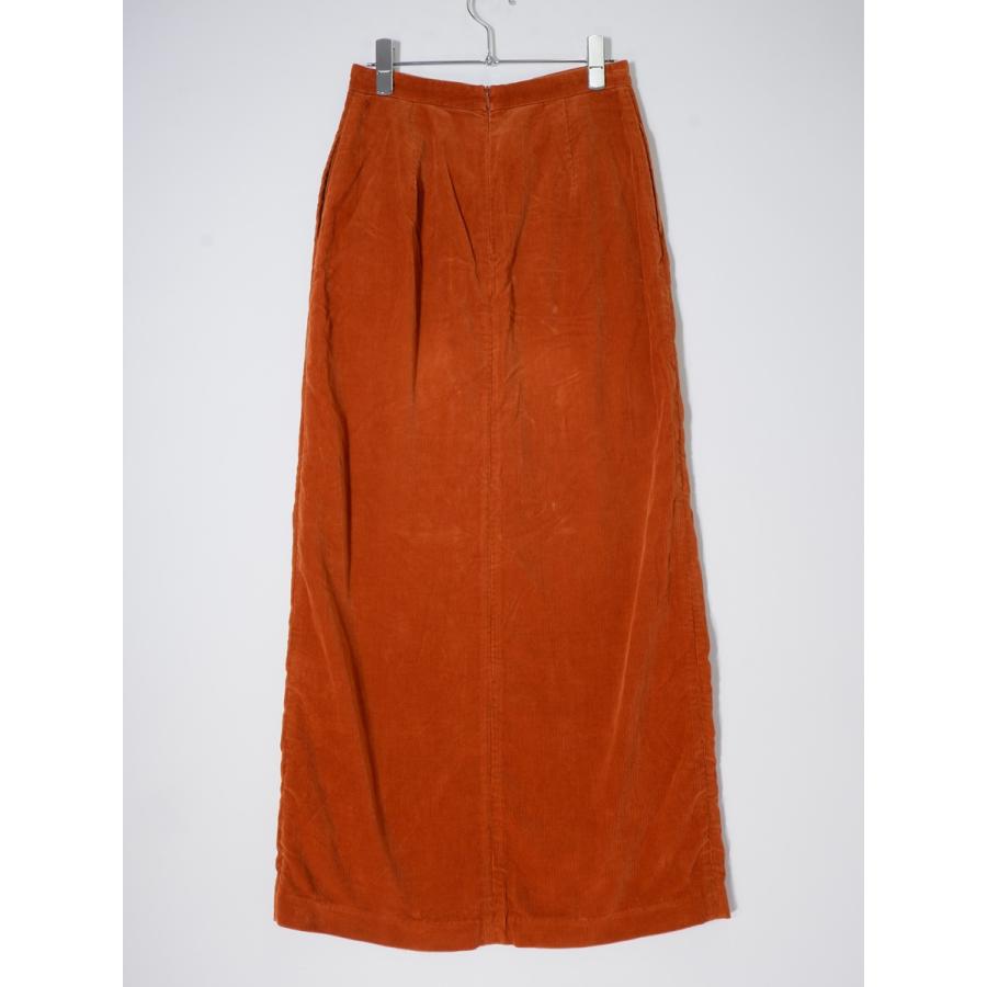 オーラリー　コーデュロイ　ロングスカート AURALEE オーラリー 18AW WASHED CORDUROY SLIT LONG