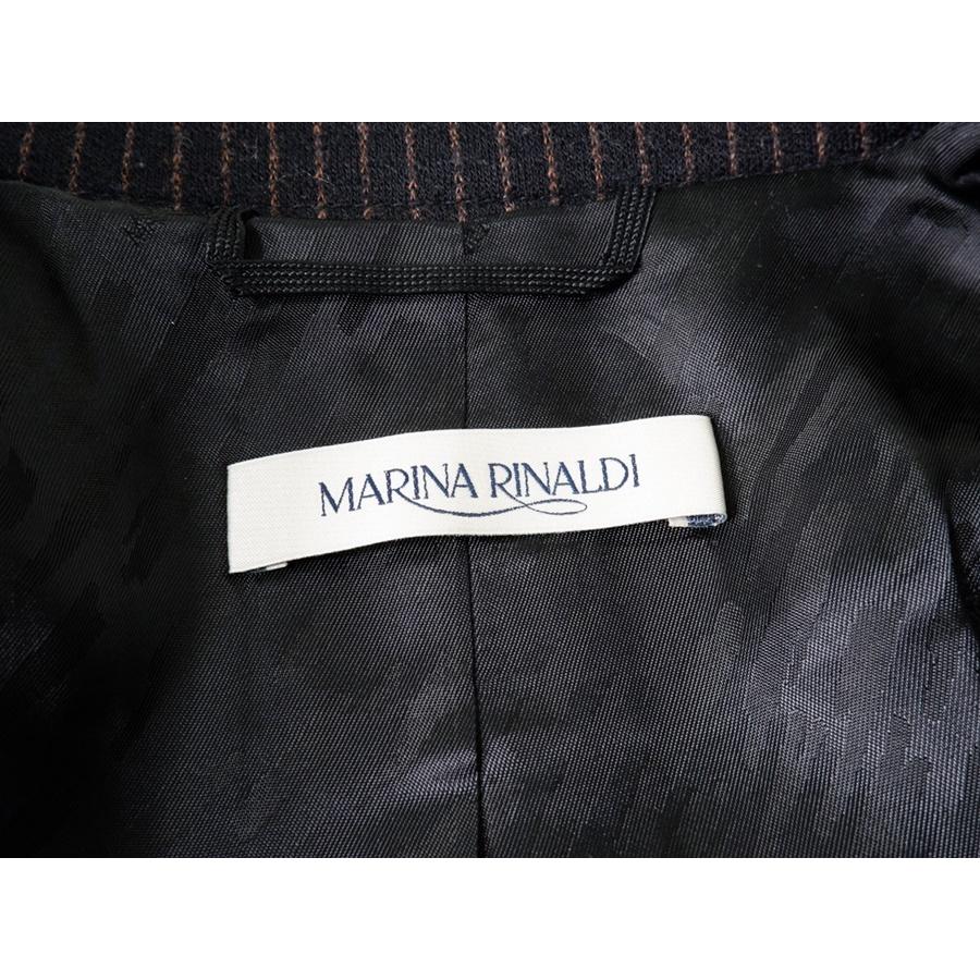 MARINA RINALDI（マリナ リナルディ） 大きいサイズ 秋冬ストライプ 