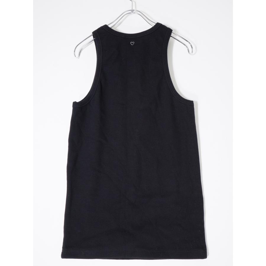 BASICKSベイシックス ×UMBROアンブロ Logo Organic Rib Tank-topリブタンクトップ【M】【LTSA76127】 BASICKS（ベイシックス） ×UMBROアンブロ Logo Organic Rib Tank-top