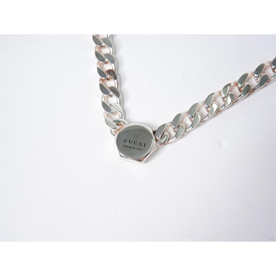 レア⭐Gucci　タイガー　喜平　ネックレス　チョーカー　グッチ　Silver GUCCI（グッチ） シルバー925 ヘキサゴン 喜平チェーン チョーカー