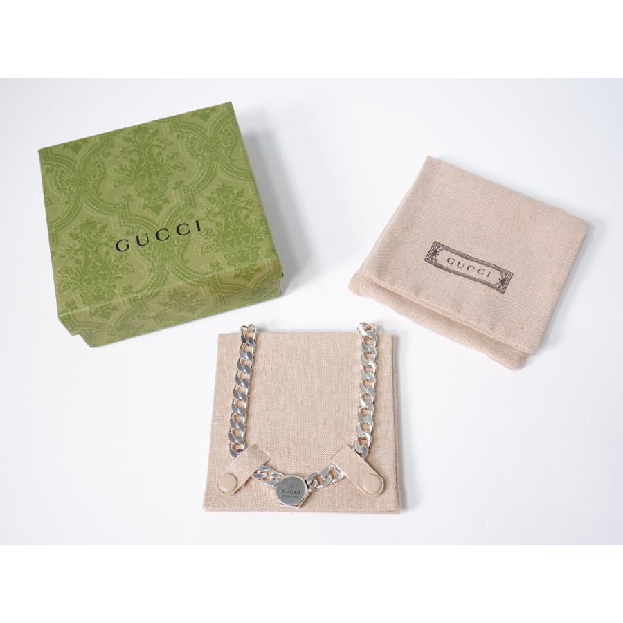 GUCCI（グッチ） シルバー925 ヘキサゴン 喜平チェーン チョーカー