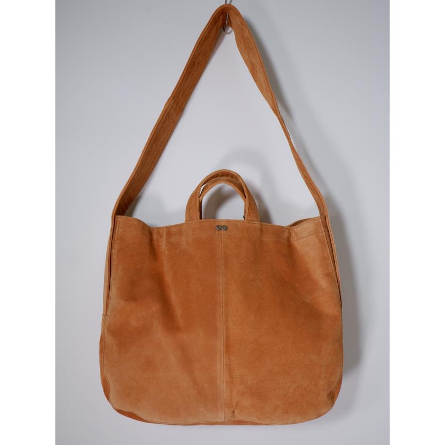 Peanuts&Coピーナッツ&カンパニー ×ACVM(ADDICT CLOTHES)PIG SUEDE NEWSPAPER BAGスエードレザー ニュースペーパーバッグ【-】【MBGA82193】 Peanuts&Coピーナッツ&カンパニー ×ACVM(ADDICT CLOTHES)PIG SUEDE