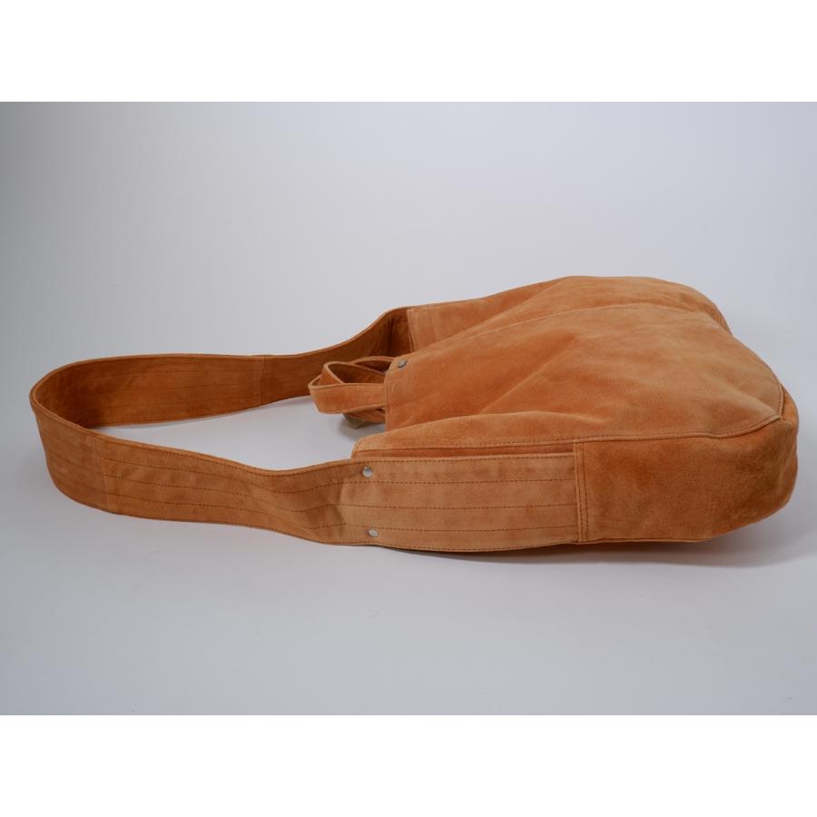 Peanuts&Coピーナッツ&カンパニー ×ACVM(ADDICT CLOTHES)PIG SUEDE NEWSPAPER BAGスエードレザー ニュースペーパーバッグ【-】【MBGA82193】 Peanuts&Coピーナッツ&カンパニー ×ACVM(ADDICT CLOTHES)PIG SUEDE