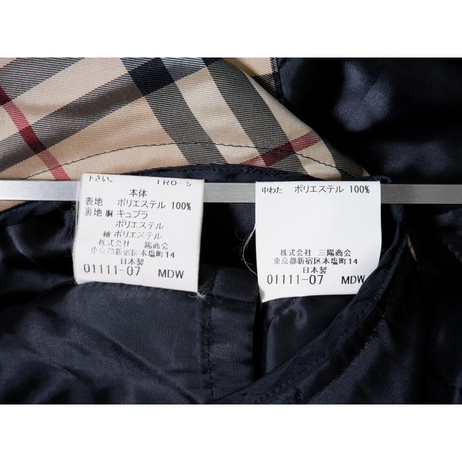 BURBERRY LONDONバーバリーロンドン チェック中綿キルティングライナー  