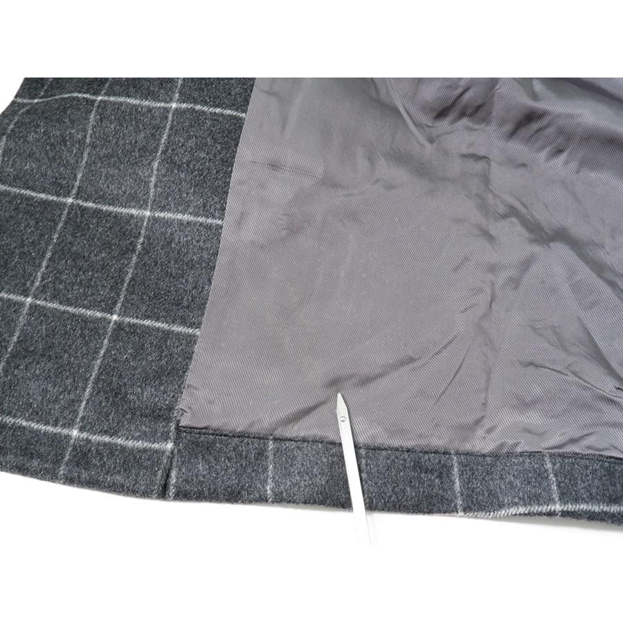 【極美品】トゥモローランド　ウィンドウペン　格子柄　ウールカシミヤトレンチコート TOMORROWLAND（トゥモローランド） 上質ウールカシミヤ ウィンドウペン