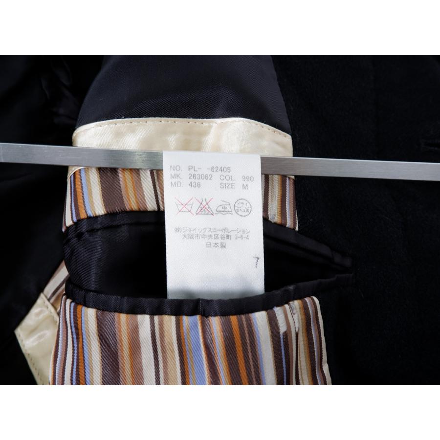PAUL SMITH LONDONポールスミス ロンドン 上質カシミヤ100% 比翼仕立て