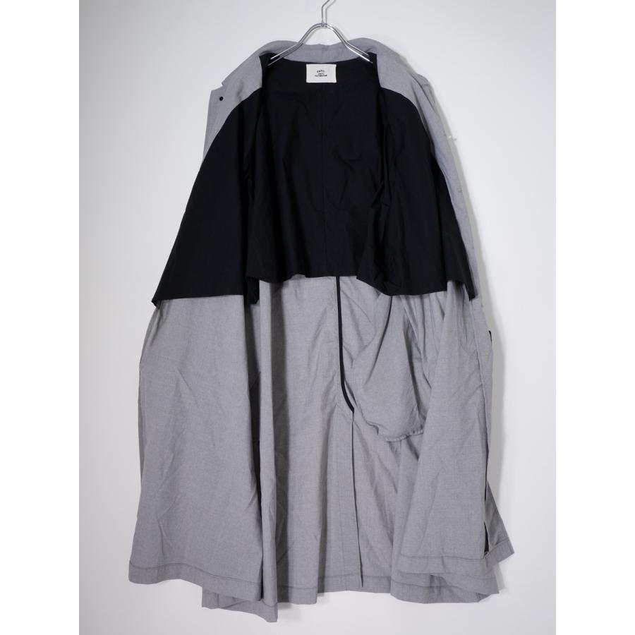 OUTIL OUTILウティ MANTEAU UZES サマーウール ビッグシルエット