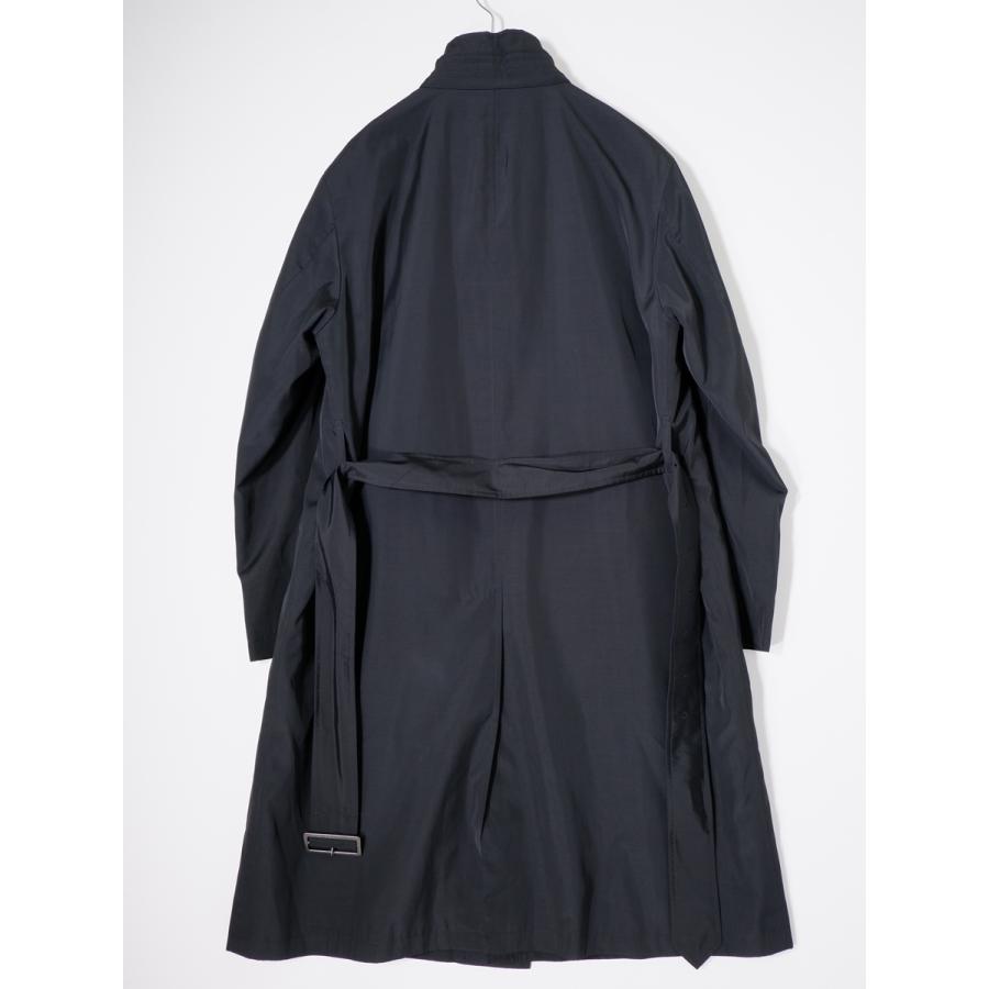 BURBERRY LONDONバーバリー ロンドン 日本製 シャドーチェック中綿ライナー付き シルク混スタンドカラーロングコート【M】【MCTA79645】 BURBERRY LONDONバーバリー ロンドン 日本製 シャドーチェック中綿