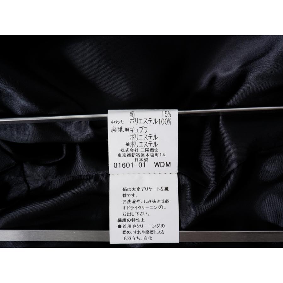 BURBERRY LONDONバーバリー ロンドン 日本製 シャドーチェック中綿ライナー付き シルク混スタンドカラーロングコート【M】【MCTA79645】 BURBERRY LONDONバーバリー ロンドン 日本製 シャドーチェック中綿