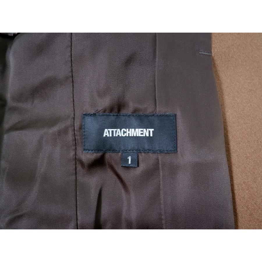 ATTACHMENT（アタッチメント） カシミヤ混平二重メルトン シングル