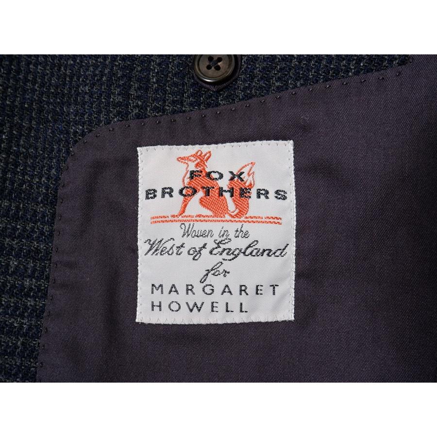 MARGARET HOWELLマーガレットハウエル FOX BROTHERS GLEN CHECK COAT グレンチェック チェスターコート【S】【MCTA80315】 MARGARET HOWELL（マーガレットハウエル） FOX BROTHERS GLEN CHECK