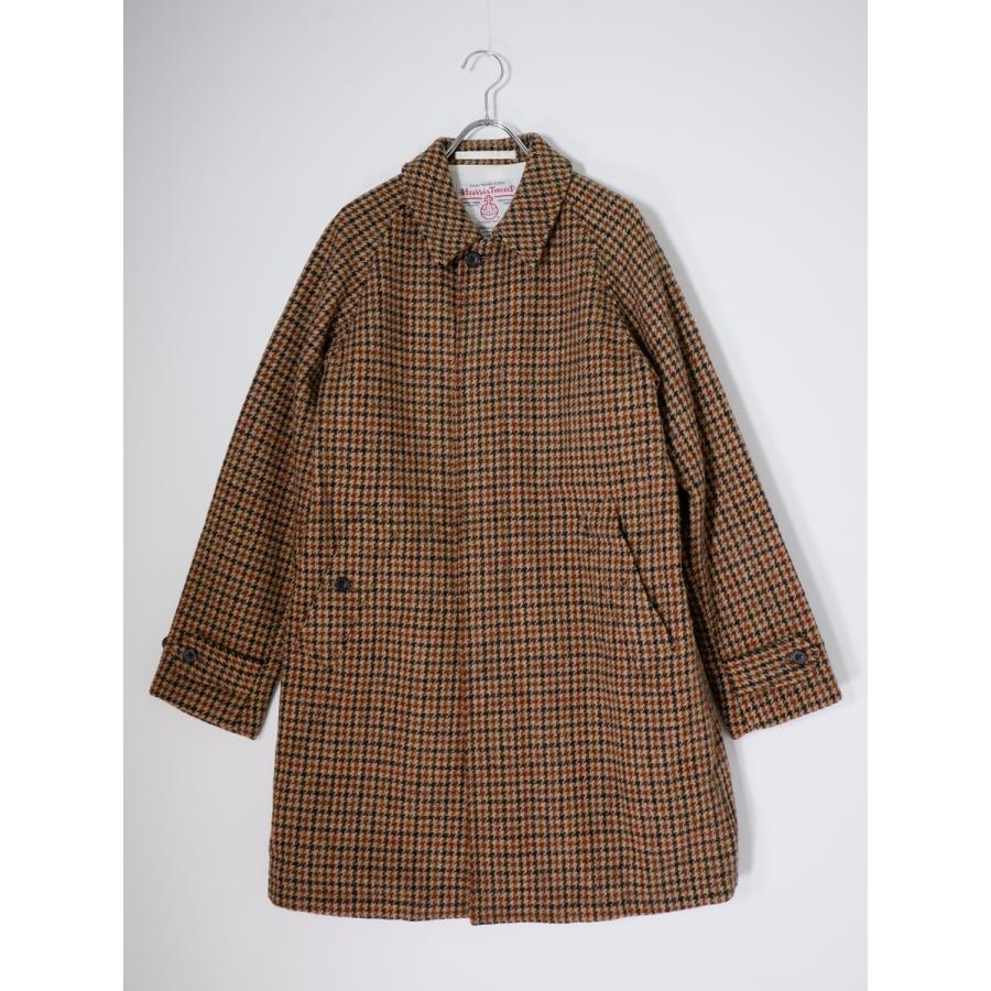 【Tp様】ビームスプラス　バルカラーコート　ハリスツイード　ガンクラブチェック BEAMS+（ビームスプラス） BEAMS PLUSビームス プラス ハリスツイード