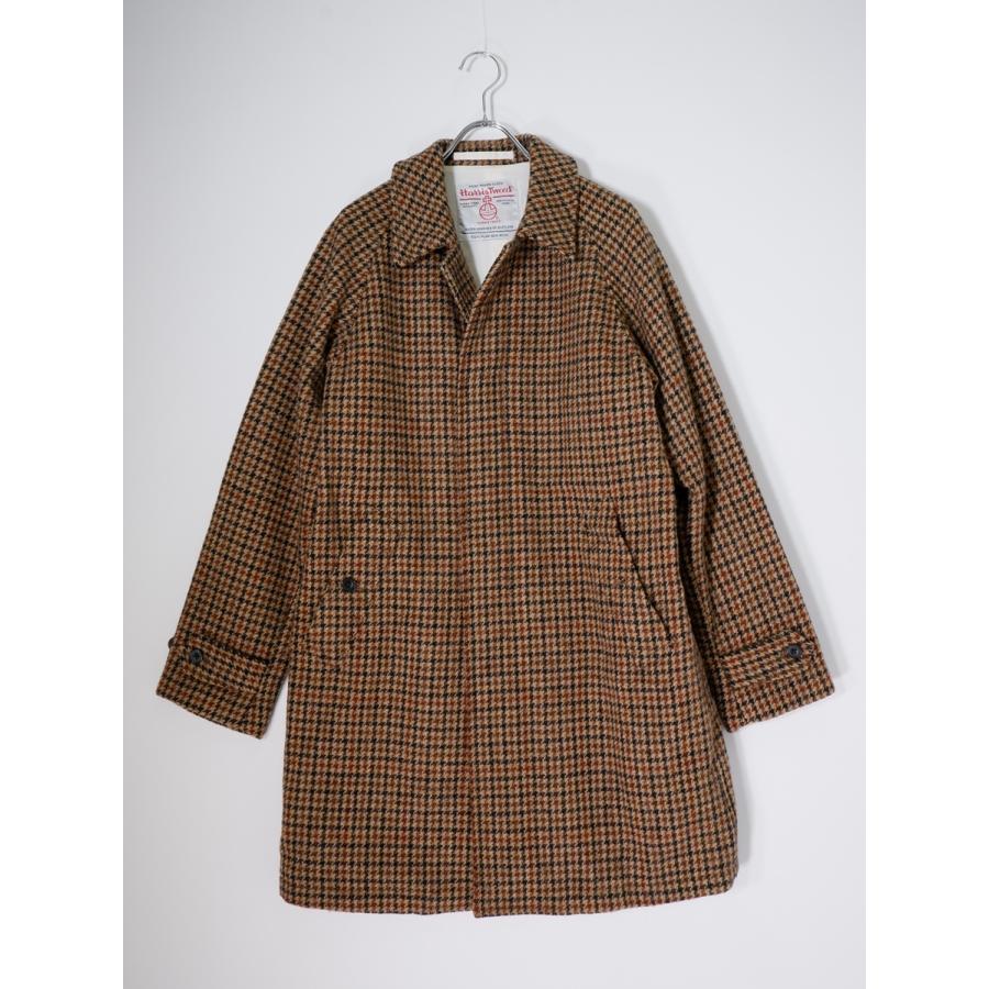 【Tp様】ビームスプラス　バルカラーコート　ハリスツイード　ガンクラブチェック BEAMS+（ビームスプラス） BEAMS PLUSビームス プラス ハリスツイード