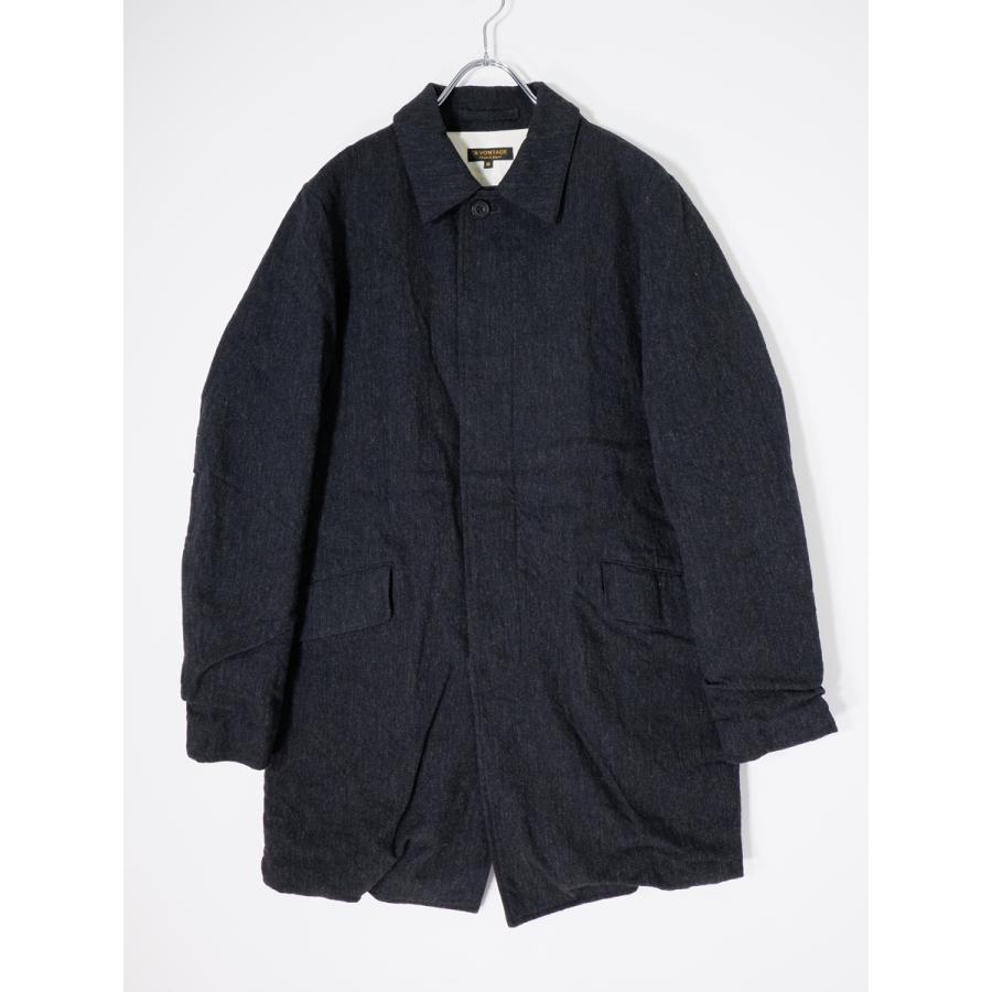 A VONTADEア ボンタージ Wrincle Mac Coat Wool Cotton British Sage ウールコットン ステンカラーマックコート【S】【MCTA80738】 A VONTADE（ア ボンタージ） A VONTADEア ボンタージ Wrincle Mac Coat