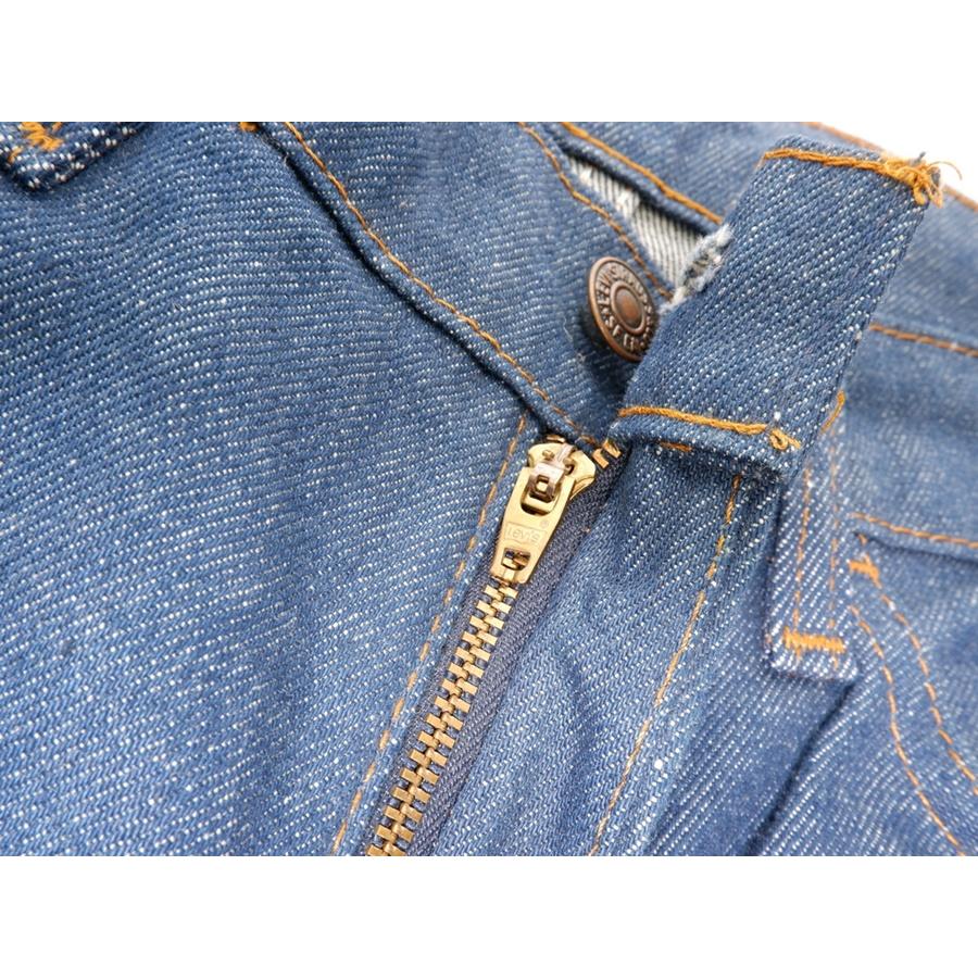 リーバイスLEVIS 1981年製 646-0217 ベルボトムデニム糊付き美品 