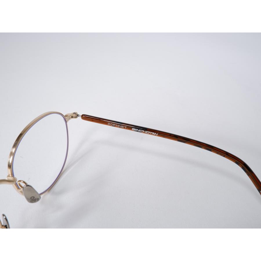 SOPHNET.ソフネット 2025SS L GLASSES金子眼鏡店 メタルフレーム ラウンド眼鏡SOPH-250084新品【FREE】【MEWA80898】 SOPHNET.（ソフネット） 2025SS METAL GLASSES金子眼鏡店 メタル