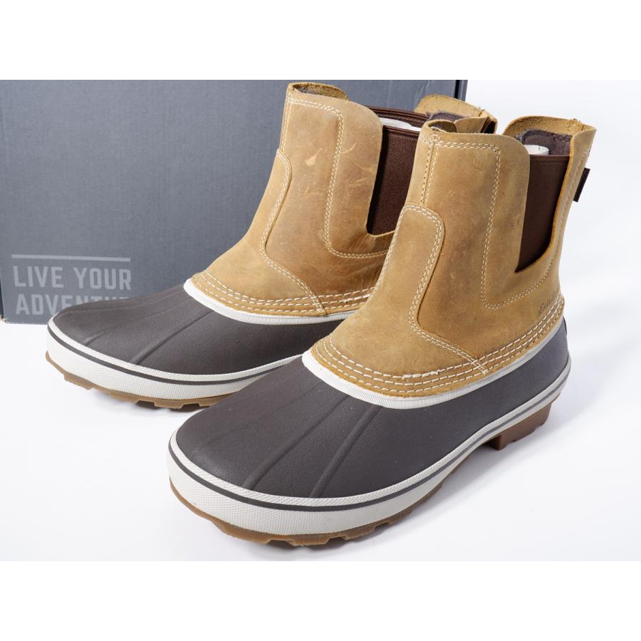 エディーバウアーEddie Bauer Men's Hunt Pac SlipOnサイドゴア ラバーブーツ新品[MFWA66858