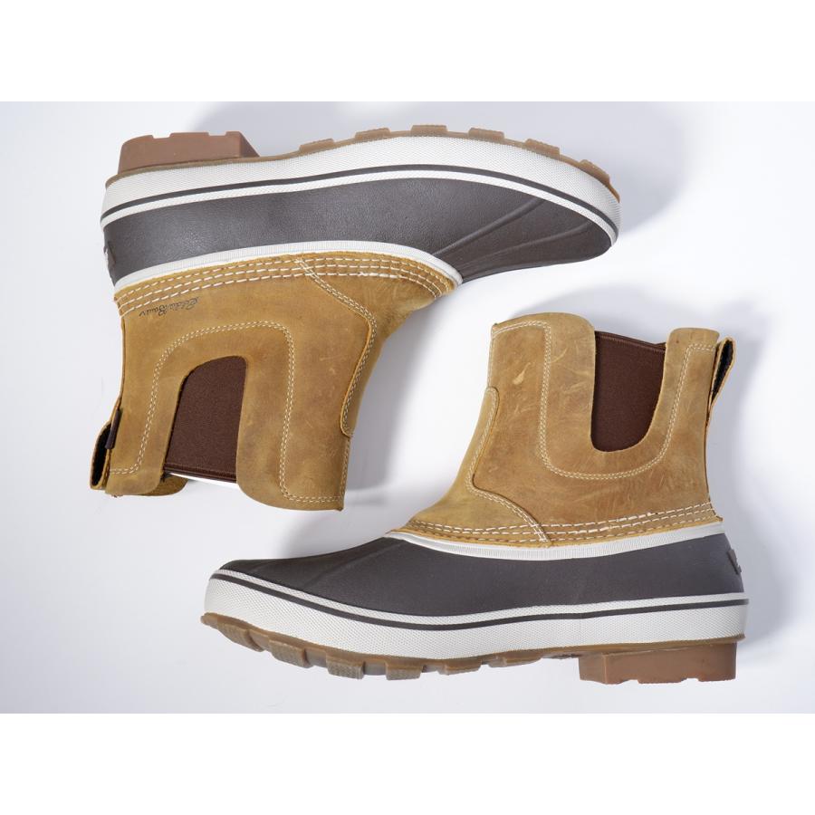 エディーバウアーEddie Bauer Men's Hunt Pac SlipOnサイドゴア ラバーブーツ新品[MFWA66858