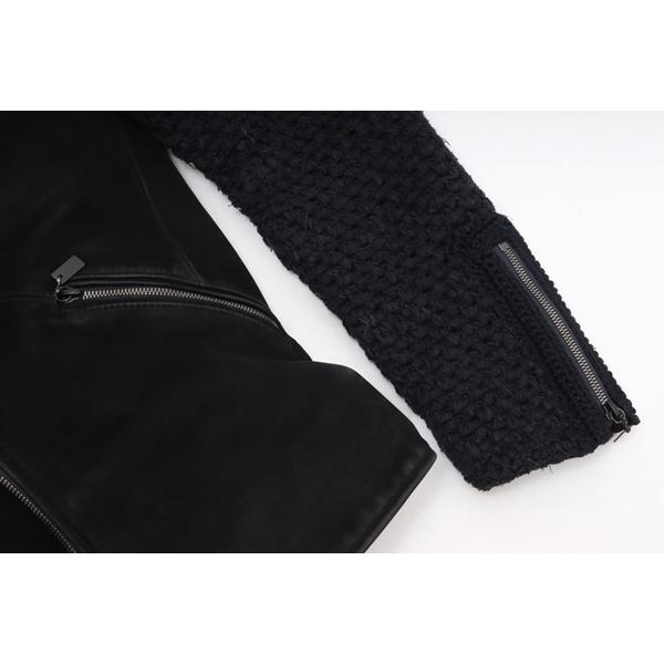 SIVAシヴァ RAG-RUG SLEEVE B15 JACKET袖切替ライダースジャケット 
