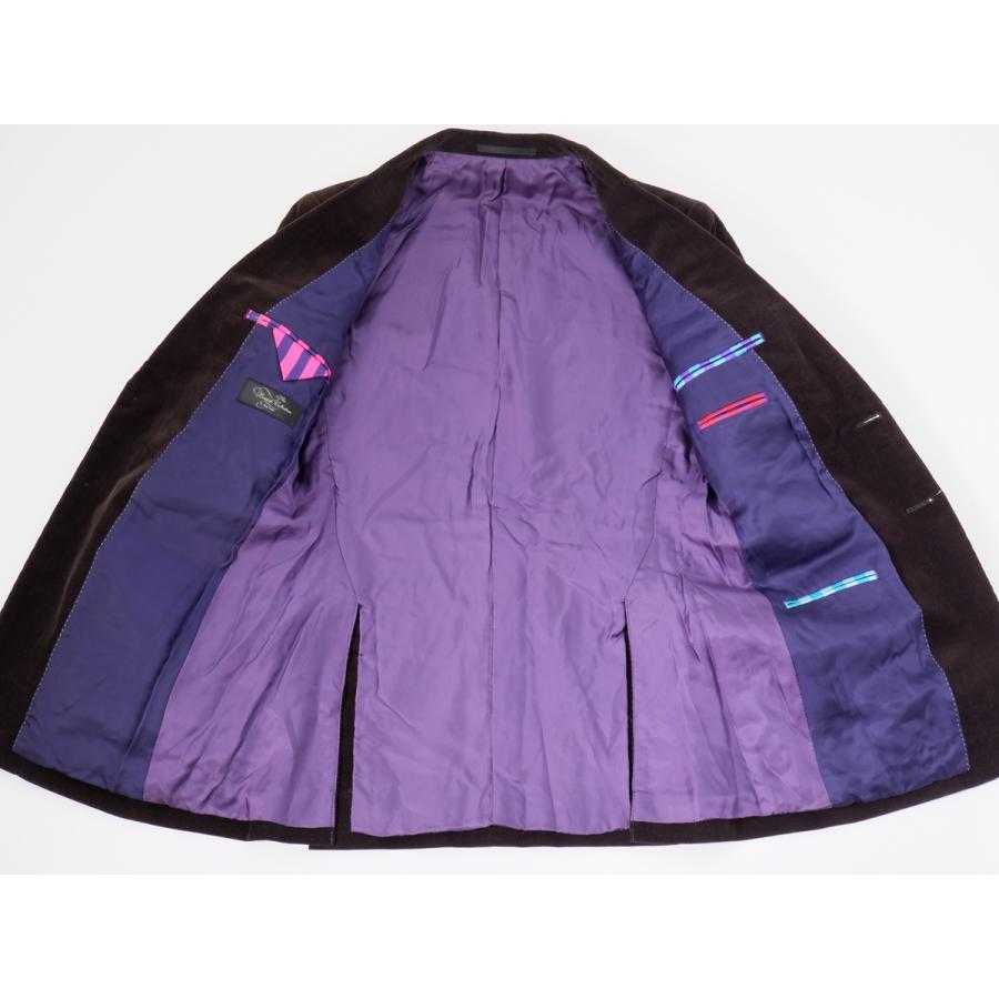 PAUL SMITHポールスミス The British Collectionブリティッシュコレクション 裏地パープル細畝コーデュロイ2Bジャケット【MJKA69155】 PAUL SMITHポールスミス The British Collectionブリティッシュ