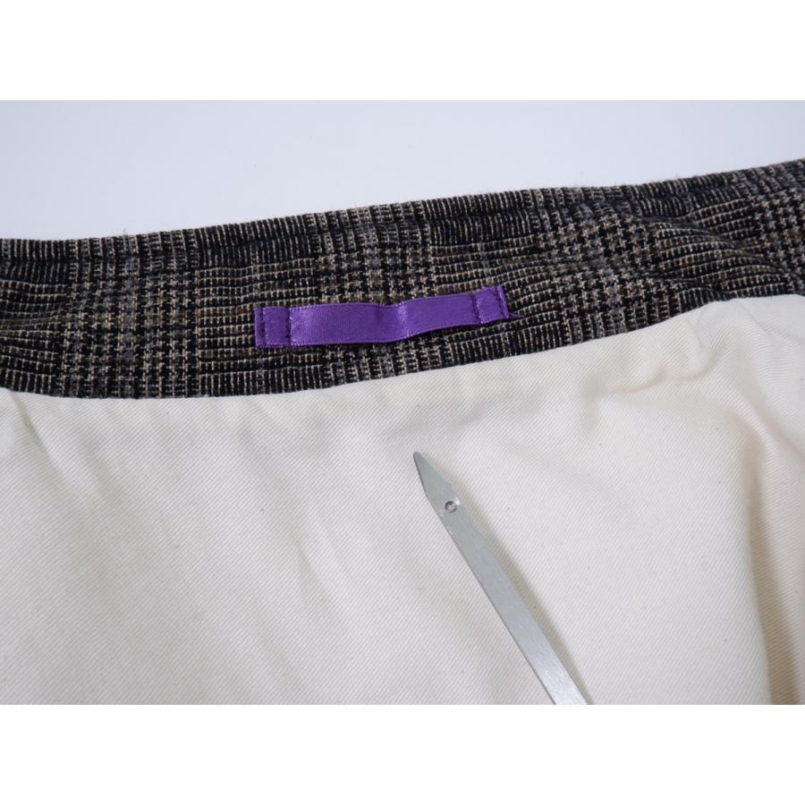 Paul Smith COLLECTIONポールスミス 革製くるみボタン グレンチェック