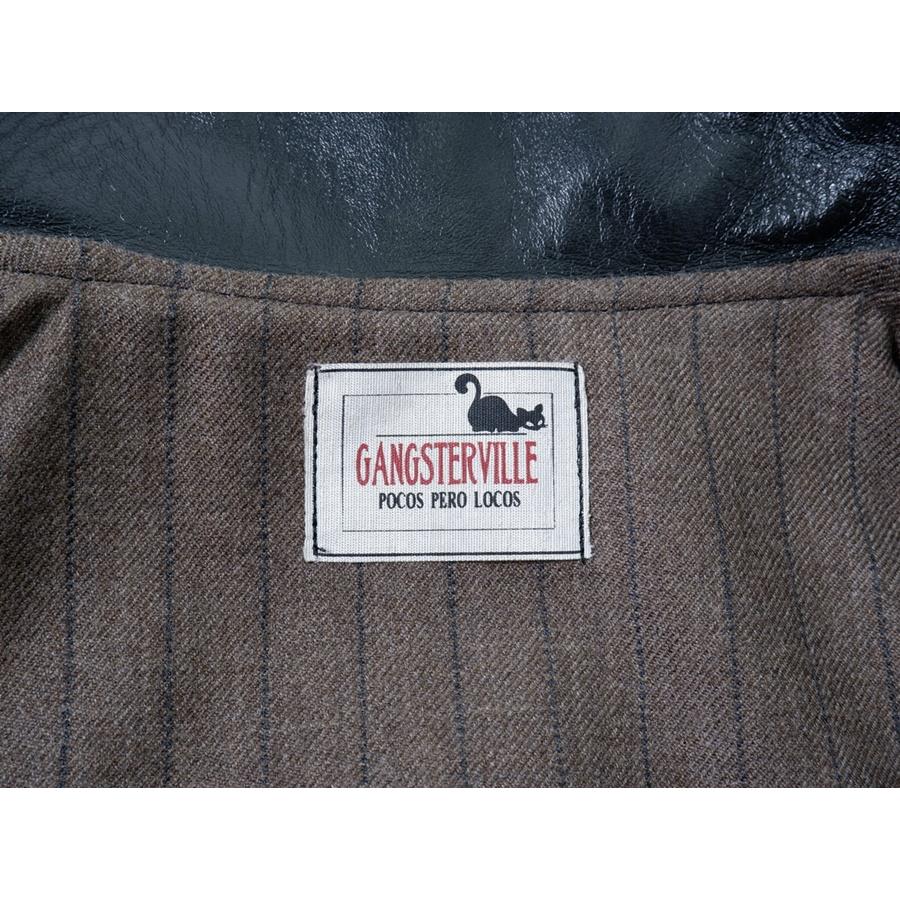 GANGSTERVILLEギャングスタービル HORSE HIDE NUBUCK SPORTS JACKETホースハイドヌバック スポーツジャケット【M】【MJKA72872】 GANGSTERVILLEギャングスタービル HORSE HIDE NUBUCK SPORTS JACKET