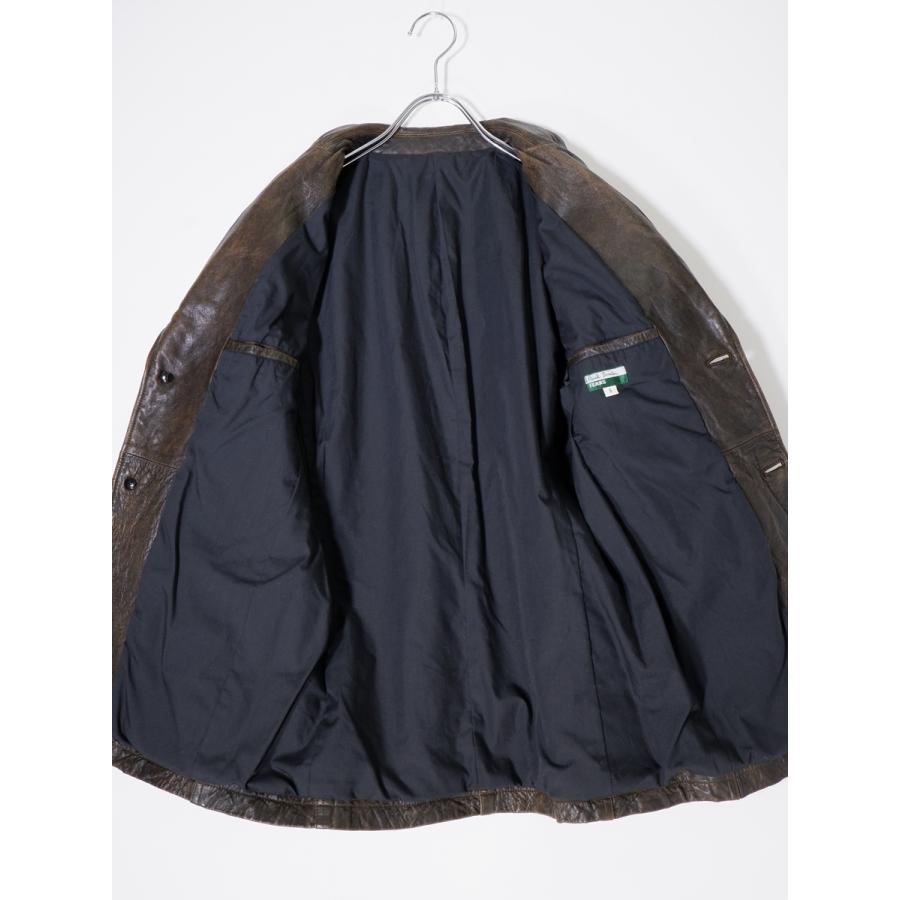 PaulSmith JEANS/ポールスミス ジーンズ 水牛革バッファローレザーテーラードジャケット【S】【MJKA74563】 PaulSmith JEANS/ポールスミス ジーンズ 水牛革バッファローレザー