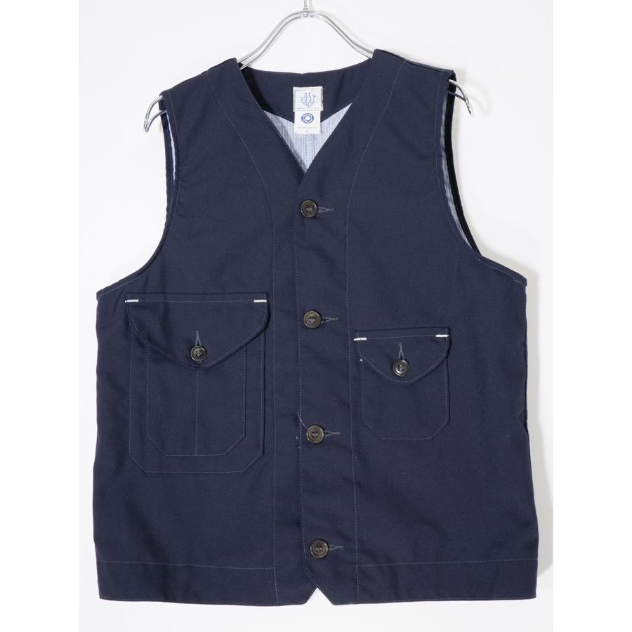 POST O'ALLS OVERALLS/ポストオーバーオールズ USA製 Cruzer Vest ウール混クルーザーベスト【S】【MJKA74777】 POST O'ALLS OVERALLS/ポストオーバーオールズ USA製 Cruzer Vest