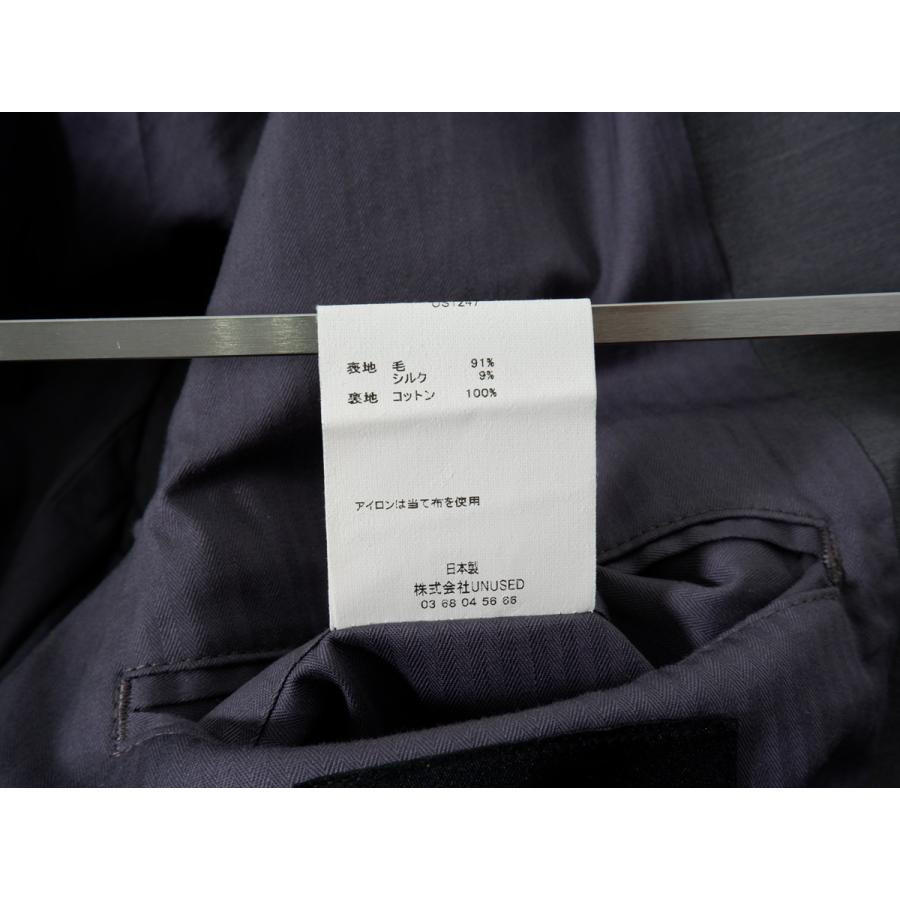 UNUSED/アンユーズド  two-button jacket ウールシルク2ボタンジャケット[MJKA74854]｜filt-yshopping｜05