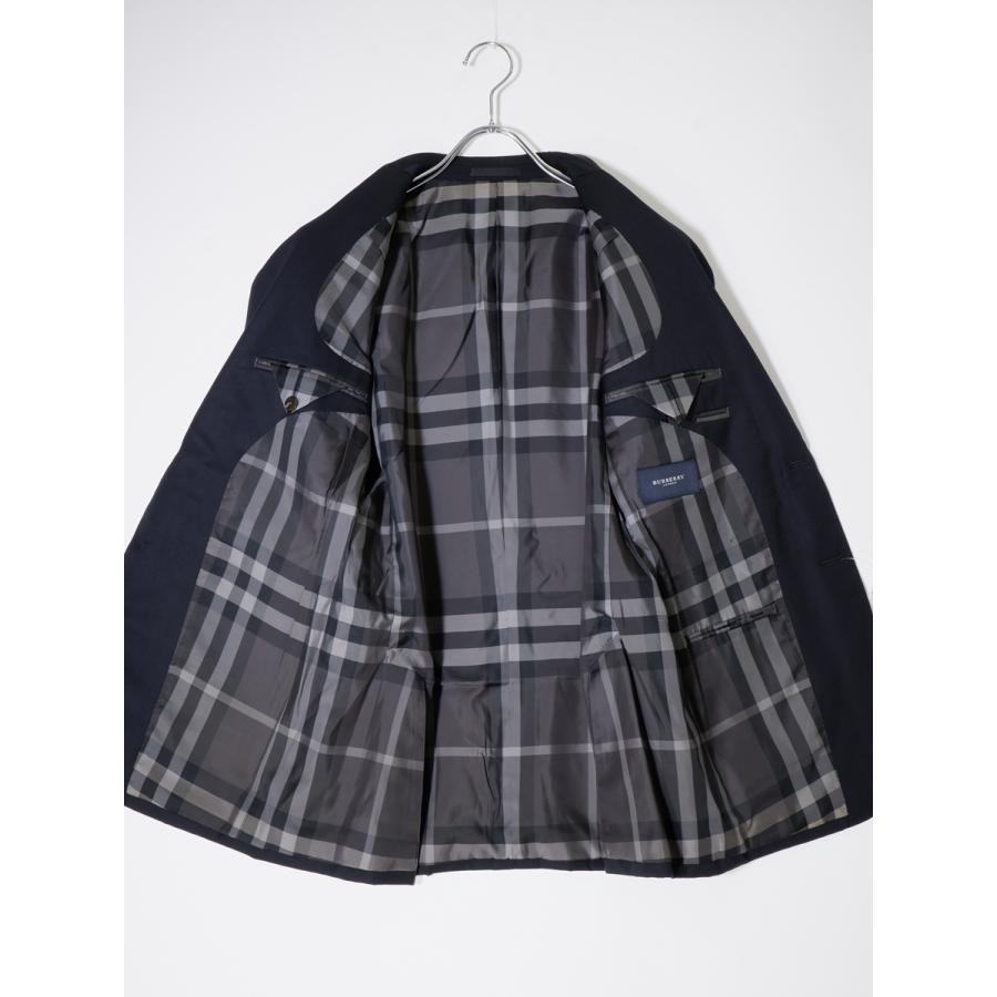 BURBERRY LONDON/バーバリー ロンドン 裏地チェック ホースマークメタルボタン ウールブレザージャケット【90-76-165 36R】【MJKA75416】 BURBERRY LONDON/バーバリー ロンドン 裏地チェック ホースマーク