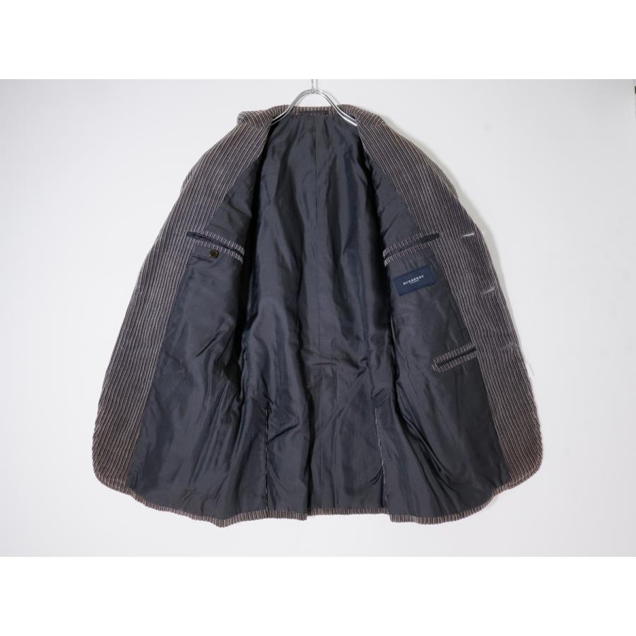 BURBERRY LONDONバーバリー ロンドン コットンカシミヤ 太畝コーデュロイ3Bテーラードジャケット【46】【MJKA76725】 BURBERRY LONDONバーバリー ロンドン コットンカシミヤ 太畝