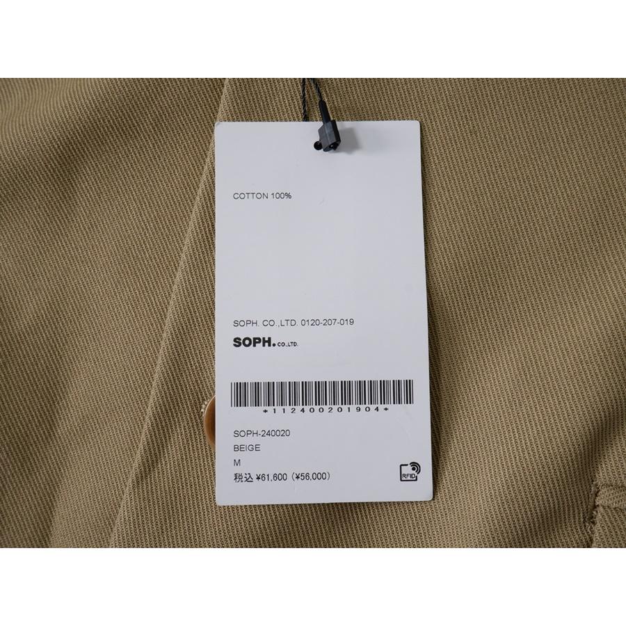 SOPHNET.（ソフネット） 2024SS HIGH TWISTED WASHER COTTON SERGE