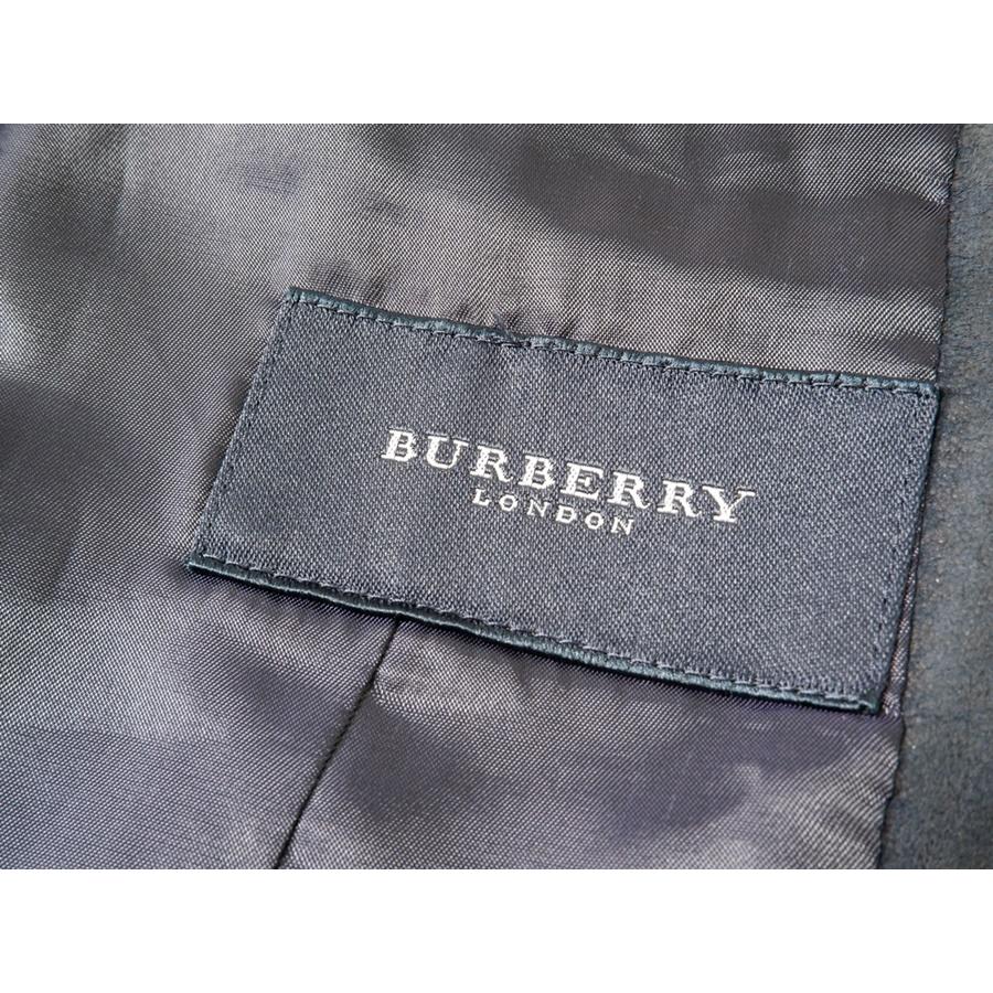 BURBERRY LONDONバーバリー ロンドン 高級人工皮革アマレッタ ヌバック調 千鳥ハウンドトゥース3Bテーラードジャケット【LL】【MJKA77371】 BURBERRY LONDONバーバリー ロンドン 高級人工皮革アマレッタ ヌバック