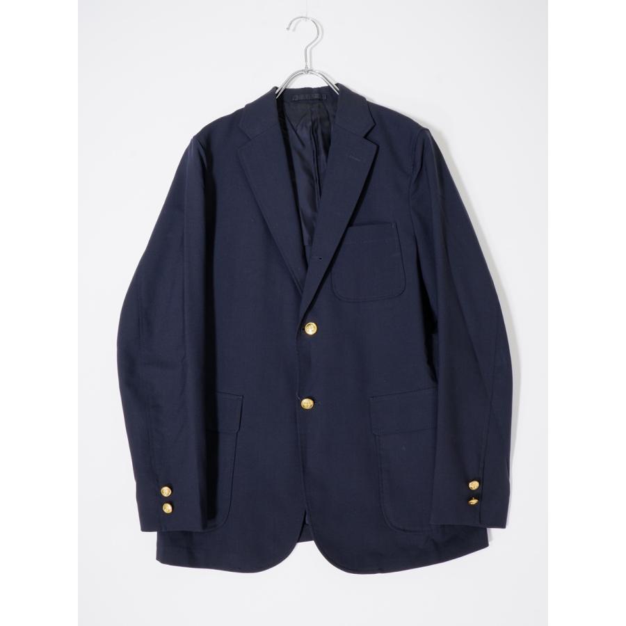BEAMS PLUSビームス プラス 春夏サマーウールポリ 金ボタンブレザージャケット【S】【MJKA77988】 BEAMS+（ビームスプラス） BEAMS PLUSビームス プラス 春夏サマー