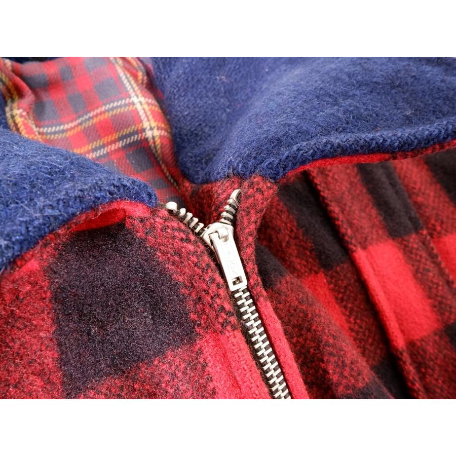 VINTAGEヴィンテージ品 1940's 40年代バッファーチェック切替えロング
