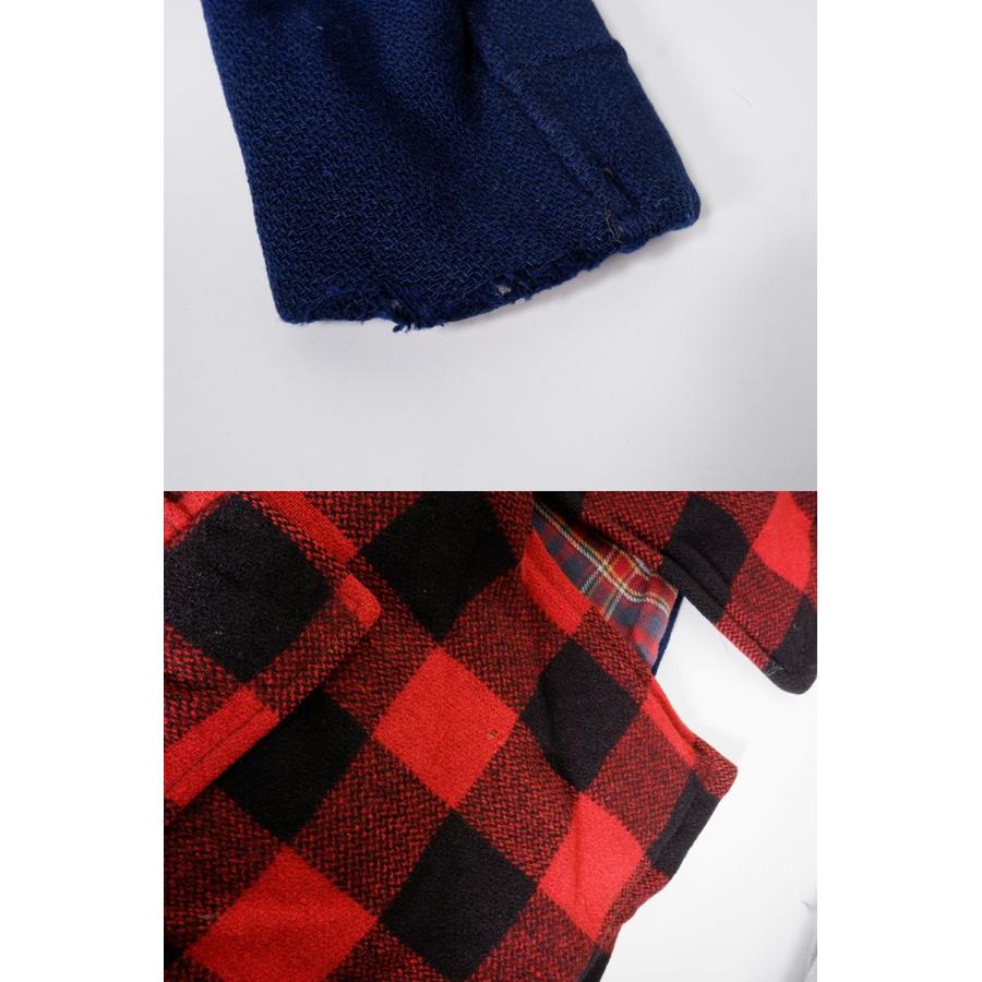 VINTAGEヴィンテージ品 1940's 40年代バッファーチェック切替えロング