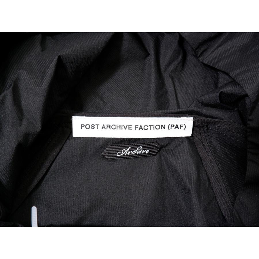 POST ARCHIVE FACTION(PAF)ポスト アーカイブ ファクション 2025AW 8.0＋ RUNNER JACKET ARCHIVE BLACKランナージャケット新品[MJKA80369]の画像