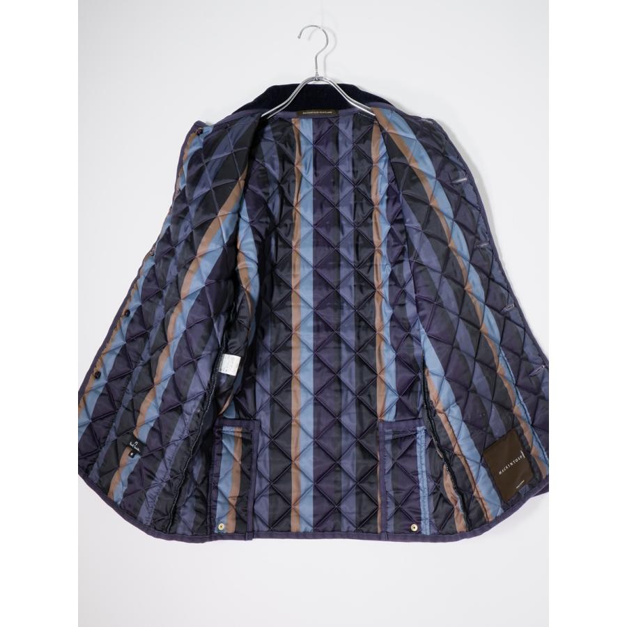 PS Paul Smithピーエス ポールスミス 英国製 MACKINTOSHマッキントッシュ 裏地マルチストライプ キルティングジャケット【M】【MJKA80794】 PS Paul Smith Smithピーエス ポールスミス 英国製 MACKINTOSH