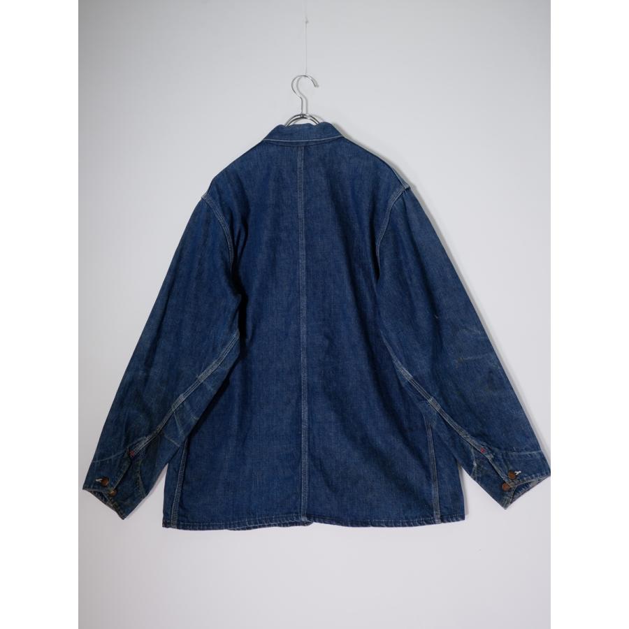 PAYDAYペイデイ 1950's 50年代 デニム カバーオールDenim Coverall Chore Jacket(大き目)【表記無し(大き目)】【MJKA81331】 PAYDAYペイデイ 1950's 50年代 デニム カバーオールDenim Coverall