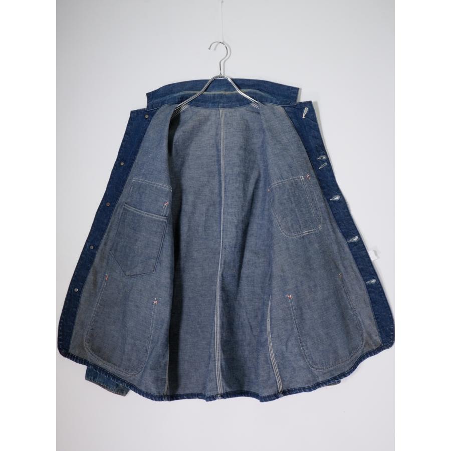 PAYDAYペイデイ 1950's 50年代 デニム カバーオールDenim Coverall Chore Jacket(大き目)【表記無し(大き目)】【MJKA81331】 PAYDAYペイデイ 1950's 50年代 デニム カバーオールDenim Coverall