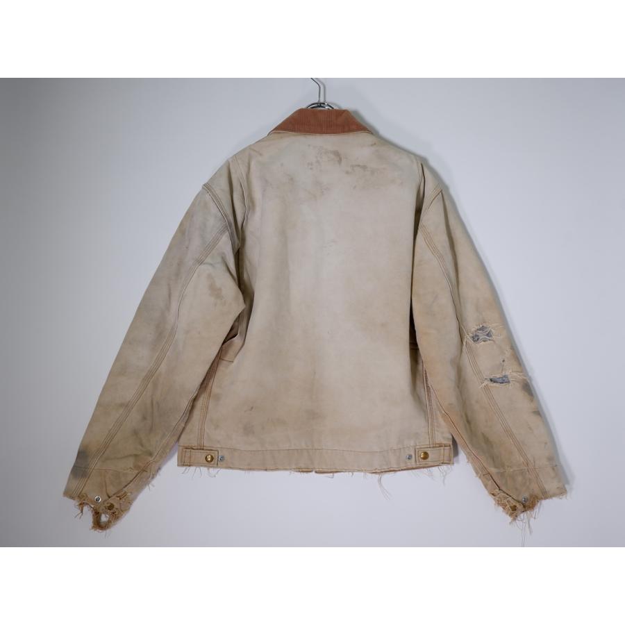 CARHARTTカーハート 2010年製 アメリカ製 襤褸ボロ グッドフェード デトロイトジャケット【42Regular】【MJKA82026】 Carhartt（カーハート） 2010年製 アメリカ製 襤褸ボロ グッドフェード