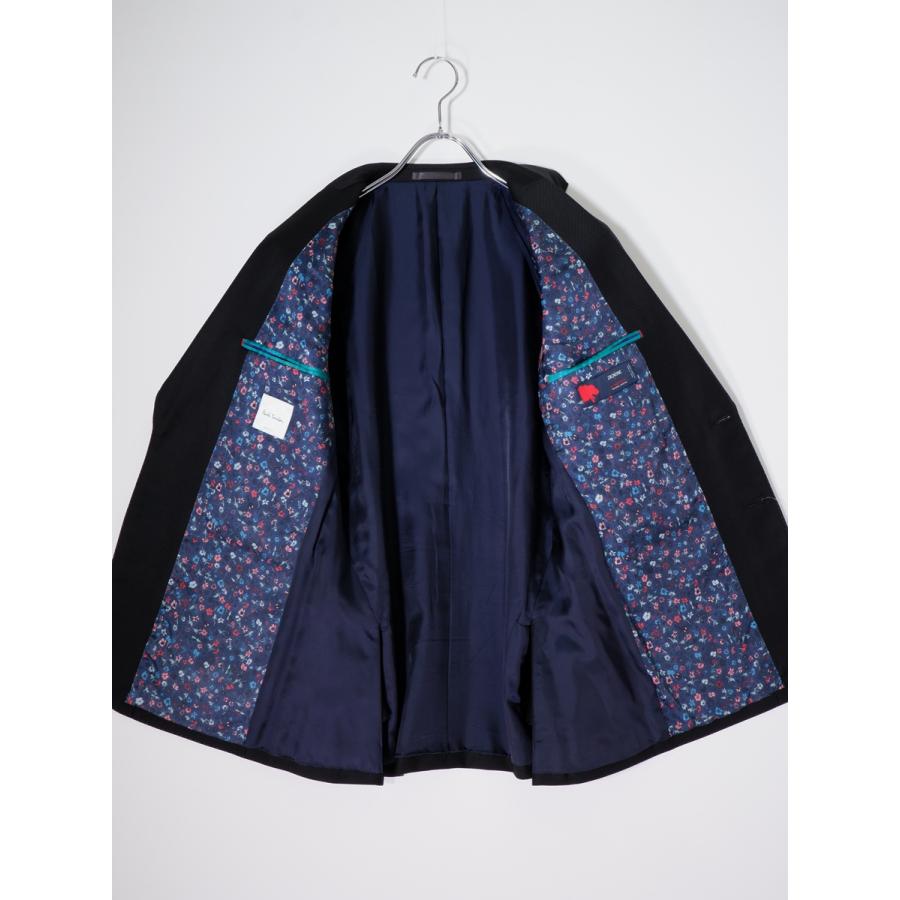 Paul Smithポールスミス イタリアLanifico Zignone生地 DIAMOND-PATTERN 裏地Music Floralプリント SOHO FIT 2Bテーラードジャケット【S】【MJKA82443】 Paul Smith（ポール・スミス） イタリアLanifico Zignone生地 DIAMOND