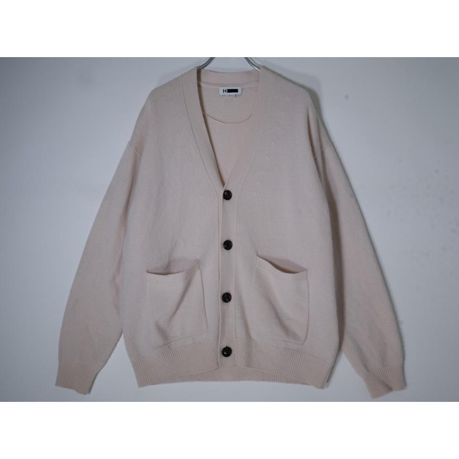 H BEAUTY&YOUTHエイチ ビューティ&ユース CASHMERE MIX V NECK CARDIGAN ウールカシミヤニットカーディガン【M】【MKNA76831】 H BEAUTY&YOUTHエイチ ビューティ&ユース CASHMERE MIX V NECK