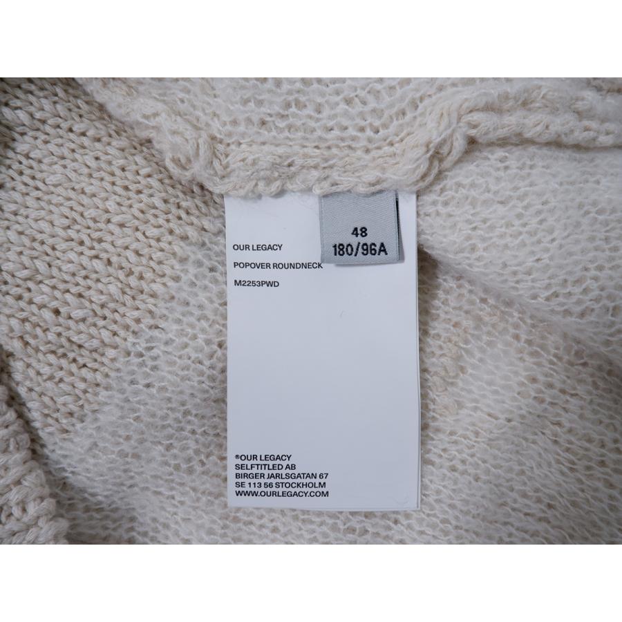 OUR LEGACYアワーレガシー 2025AW Popover Roundneckポップオーバーラウンドネック ニット【48】【MKNA81218】 Our Legacy（アワーレガシー） 2025AW Popover Roundneckポップ