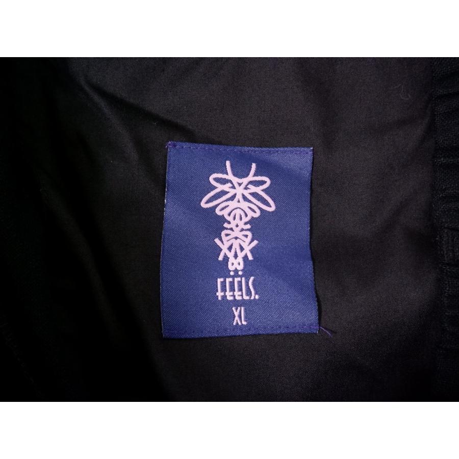 feels 上杉柊平 リネンスラックス ブラック M FEELS.フィールズ上杉柊平デザイン LINEN SLACKS BLACKリネン