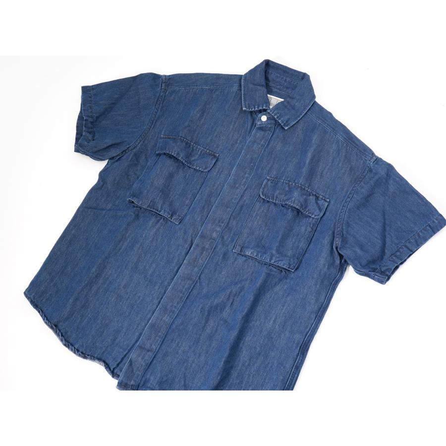 C.E CAVEMPTシーイー 2021SS DENIM SHORT SLEEVE SHIRTワイドデニム