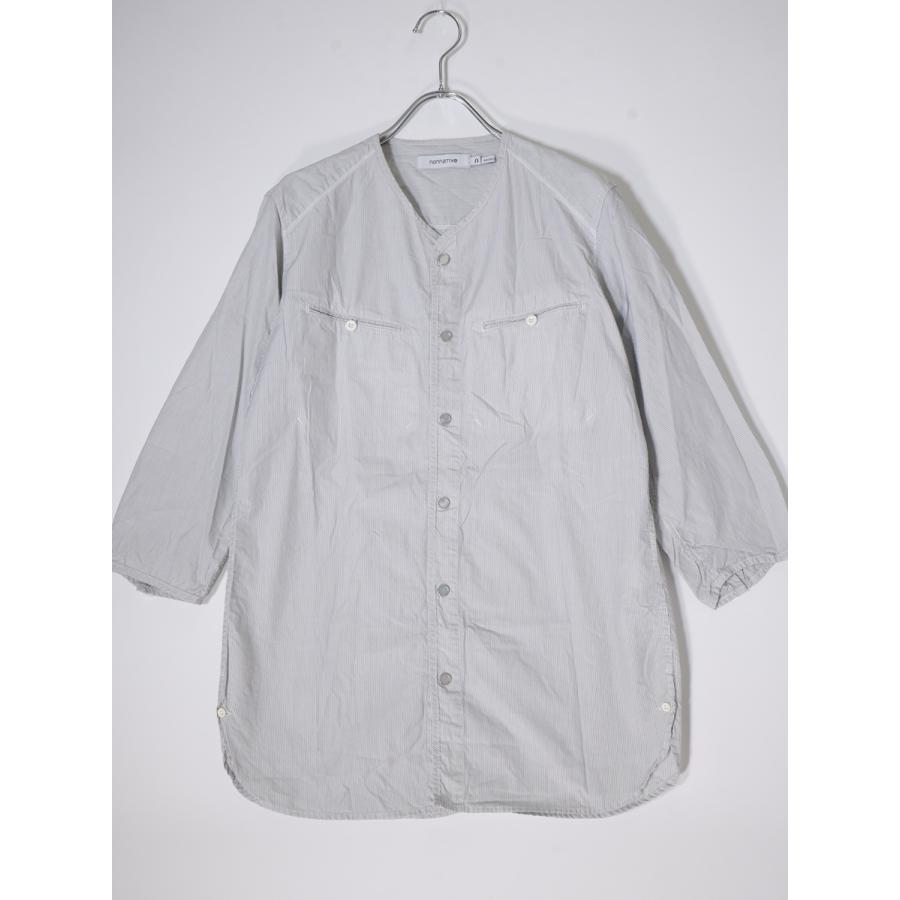 nonnativeノンネイティブ ROVER SHIRTノーカラー ローバーシャツ 