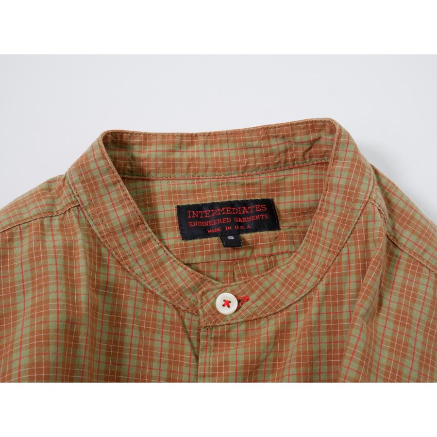 Engineered Garments ガーメンツ バンドカラー シャツ 【公式通販】